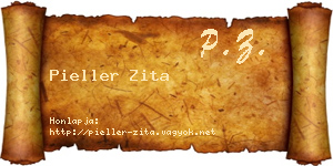 Pieller Zita névjegykártya